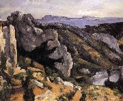 Paul Cezanne rock oil on canvas